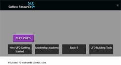 Desktop Screenshot of gonowresource.com
