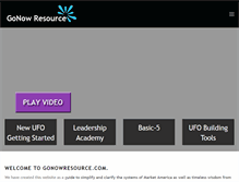 Tablet Screenshot of gonowresource.com